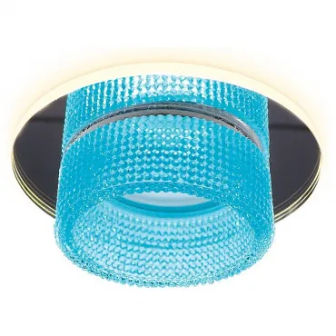 Встраиваемый светильник Ambrella Techno 8 TN351 Цвет плафонов голубой Цвет арматуры хром
