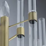 Люстра на штанге MW-Light Альгеро 285010910 Цвет арматуры латунь Цвет плафонов прозрачный от ImperiumLoft