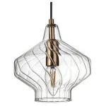 Подвесной светильник Lumion Dove 4584/1 Цвет арматуры золото Цвет плафонов прозрачный от ImperiumLoft