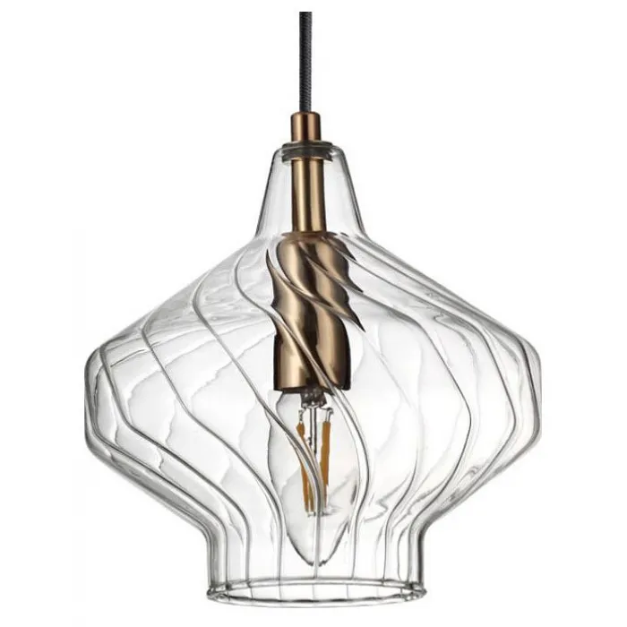 Подвесной светильник Lumion Dove 4584/1 Цвет арматуры золото Цвет плафонов прозрачный от ImperiumLoft