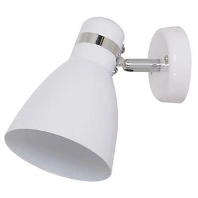 Спот Arte Lamp Mercoled A5049AP-1WH Цвет арматуры хром Цвет плафонов белый