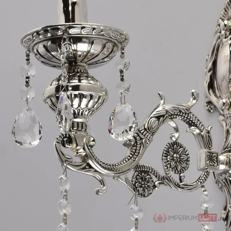 Бра MW-Light Селена 10 482023901 Цвет арматуры серебро Цвет плафонов прозрачный от ImperiumLoft
