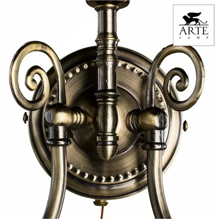 Бра Arte Lamp Zanzibar A8392AP-2AB Цвет арматуры бронза Цвет плафонов прозрачный от ImperiumLoft