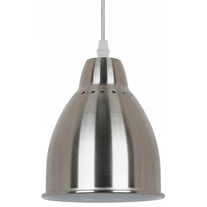 Подвесной светильник Arte Lamp Braccio A2054SP-1SS Цвет арматуры серебро Цвет плафонов серебро от ImperiumLoft
