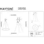 Подвесной светильник Maytoni MOD058PL-L22BS3K