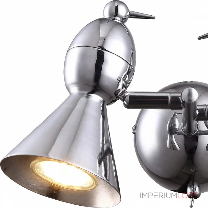 Бра Arte Lamp Picchio A9229AP-2CC Цвет арматуры хром Цвет плафонов хром