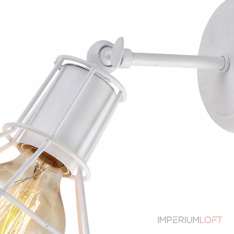 Бра Arte Lamp 9182 A9182AP-1WH Цвет арматуры белый Цвет плафонов белый