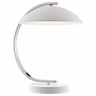 Настольная лампа декоративная LGO Falcon LSP-0558 Цвет арматуры хром Цвет плафонов белый