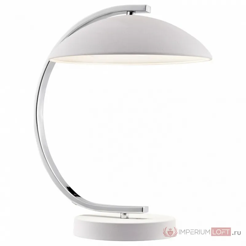 Настольная лампа декоративная LGO Falcon LSP-0558 Цвет арматуры хром Цвет плафонов белый от ImperiumLoft