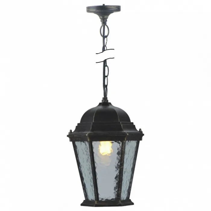 Подвесной светильник Arte Lamp Genova A1205SO-1BN Цвет арматуры золото Цвет плафонов прозрачный от ImperiumLoft