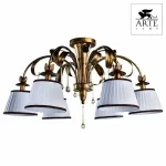 Люстра на штанге Arte Lamp Borgia A8100PL-6GA Цвет арматуры золото Цвет плафонов белый от ImperiumLoft