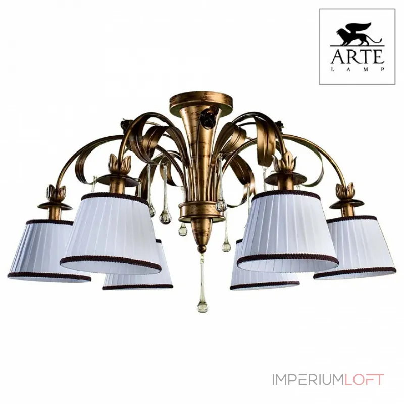 Потолочная люстра Arte Lamp Borgia A8100PL-6GA 