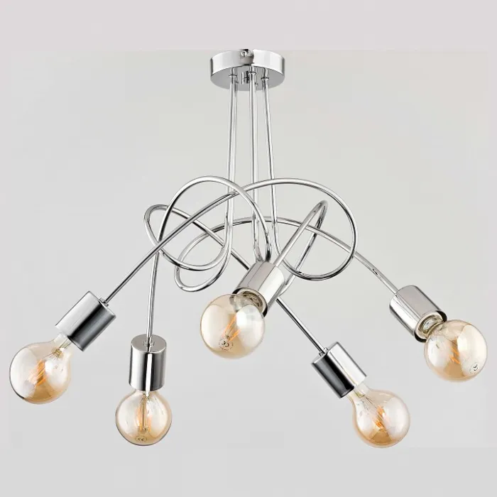 Люстра на штанге Alfa Tango Chrome 24465 от ImperiumLoft