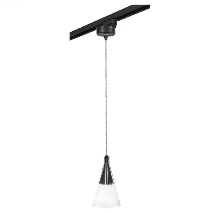 Подвесной светильник Lightstar Cone L1T757017 Цвет плафонов черный Цвет арматуры черный от ImperiumLoft