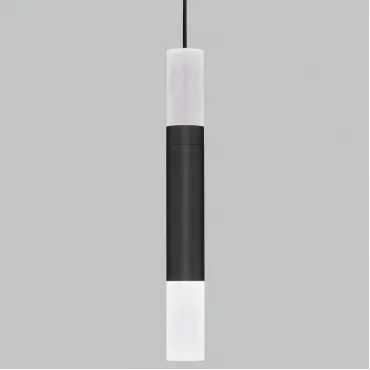 Подвесной светильник Eurosvet Axel 50210/1 LED черный Цвет плафонов черно-белый