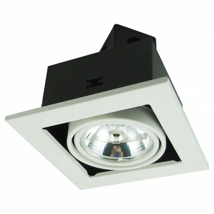 Встраиваемый светильник Arte Lamp Technika 2 A5930PL-1WH Цвет арматуры белый Цвет плафонов белый от ImperiumLoft