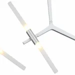 Люстра на штанге ST-Luce Laconicita SL947.102.20 Цвет арматуры серебро Цвет плафонов белый от ImperiumLoft