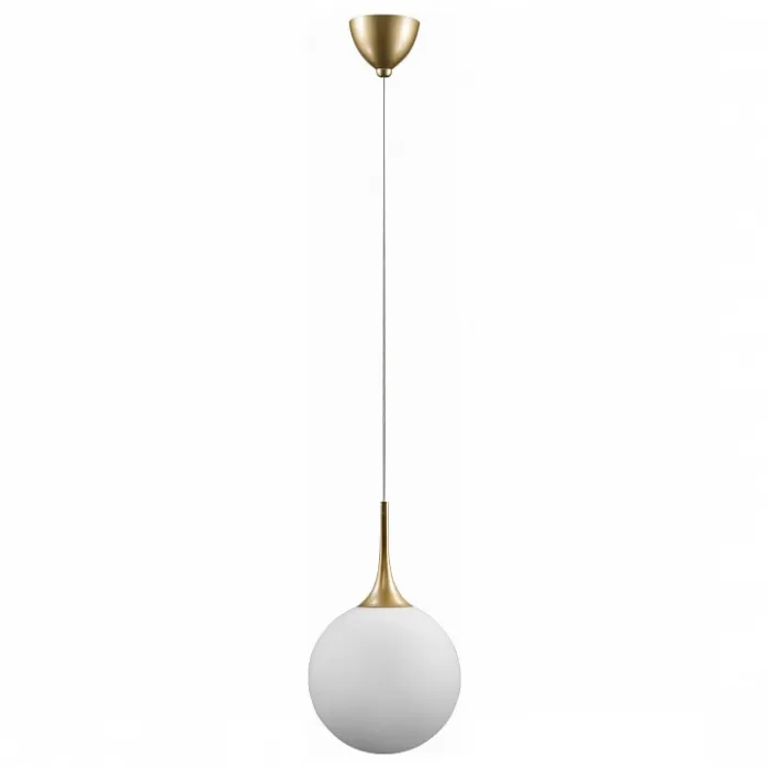 Подвесной светильник Lightstar Globo 813032 Цвет плафонов белый Цвет арматуры золото от ImperiumLoft