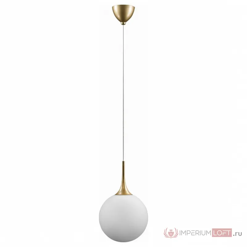 Подвесной светильник Lightstar Globo 813032 Цвет плафонов белый Цвет арматуры золото от ImperiumLoft