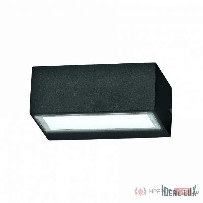 Накладной светильник Ideal Lux TWIN TWIN AP1 NERO Цвет арматуры черный Цвет плафонов черный от ImperiumLoft