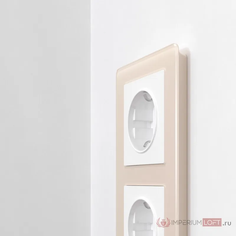 Рамка на 3 поста Werkel Acrylic айвори W0032743 от ImperiumLoft