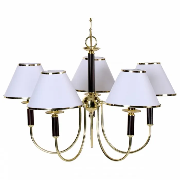 Подвесная люстра Arte Lamp Catrin A3545LM-5GO Цвет арматуры золото Цвет плафонов золото от ImperiumLoft