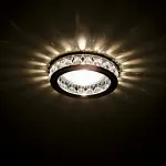 Встраиваемый светильник Lightstar Monilo 031704 Цвет арматуры хром Цвет плафонов прозрачный от ImperiumLoft