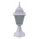 Наземный низкий светильник Arte Lamp Bremen A1014FN-1WH Цвет арматуры белый Цвет плафонов прозрачный