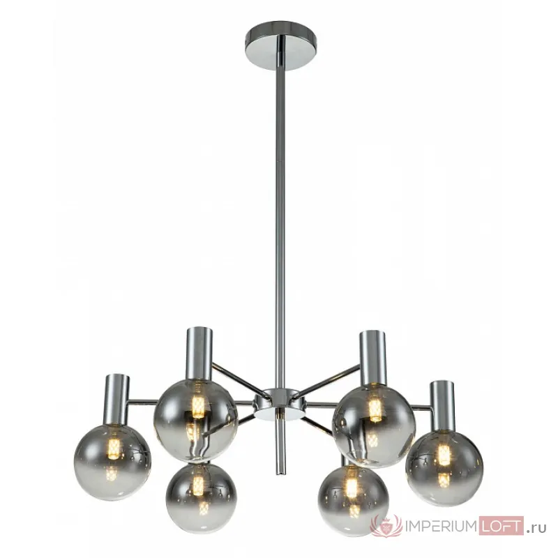 Люстра на штанге Indigo Collana 13015/6R Chrome от ImperiumLoft