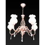 Подвесная люстра TopLight Kelli TL5680D-05PG Цвет арматуры золото Цвет плафонов прозрачный от ImperiumLoft