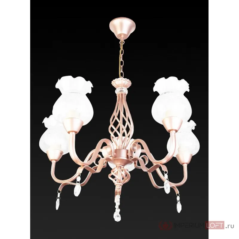 Подвесная люстра TopLight Kelli TL5680D-05PG Цвет арматуры золото Цвет плафонов прозрачный от ImperiumLoft