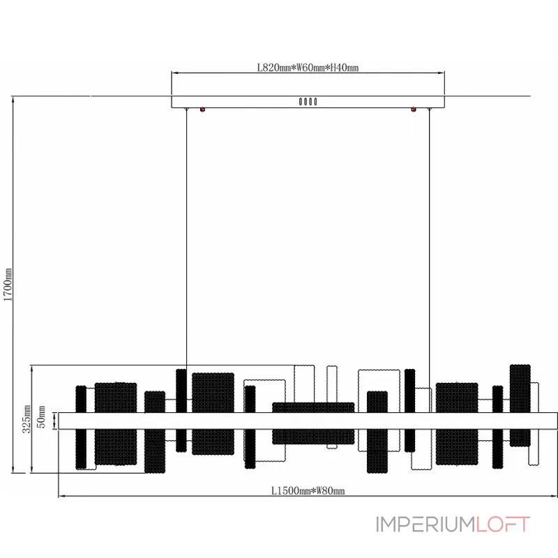 Подвесной светильник Wertmark Lotta WE461.04.023