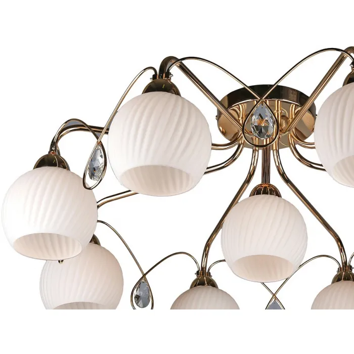 Потолочная люстра Omnilux Aunis OML-31907-09 Цвет арматуры золото от ImperiumLoft