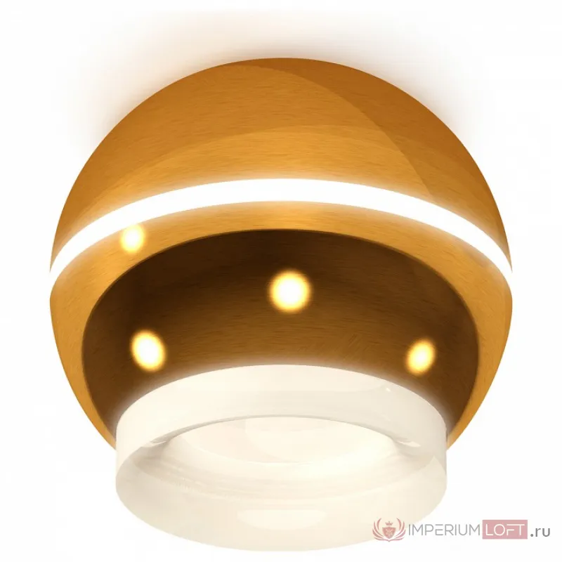 Накладной светильник Ambrella Xs1105 XS1105030 Цвет арматуры золото Цвет плафонов белый от ImperiumLoft