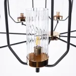 Люстра на штанге Arte Lamp Celaeno A7004PL-8BK 
