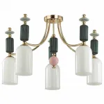 Потолочная люстра Odeon Light Candy 1 4861/5C Цвет плафонов белый Цвет арматуры золото от ImperiumLoft
