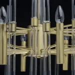 Люстра на штанге MW-Light Альгеро 285010910 Цвет арматуры латунь Цвет плафонов прозрачный от ImperiumLoft