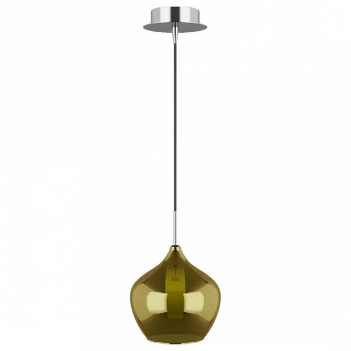 Подвесной светильник Lightstar Pentola 803048 Цвет арматуры хром Цвет плафонов зеленый от ImperiumLoft