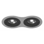 Встраиваемый светильник Lightstar Intero 16 double round i6290707 Цвет арматуры разноцветный Цвет плафонов хром
