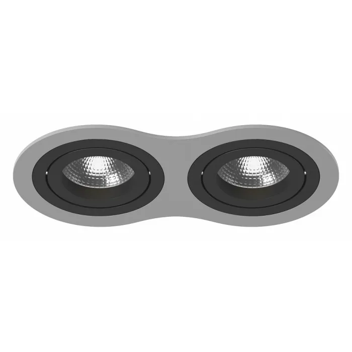 Встраиваемый светильник Lightstar Intero 16 double round i6290707 Цвет арматуры разноцветный Цвет плафонов хром от ImperiumLoft