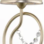 Настольная лампа декоративная Rivoli Cascata T1 GD Б0038423 Цвет арматуры латунь Цвет плафонов кремовый