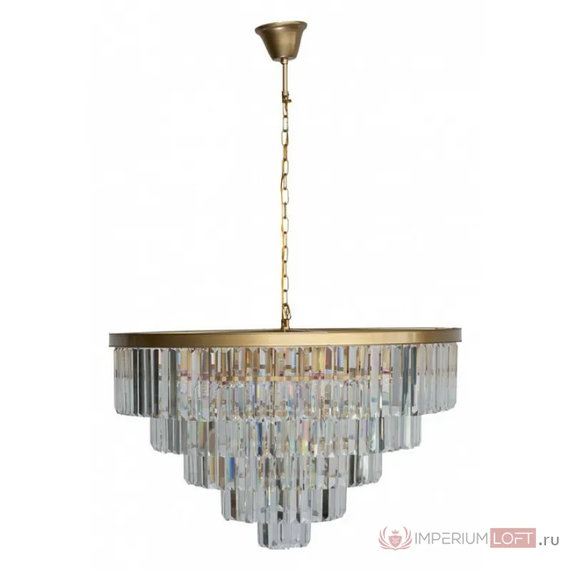 Подвесная люстра Loft it Prism Clear 10019/800C Цвет арматуры золото Цвет плафонов прозрачный от ImperiumLoft