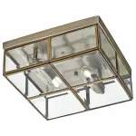 Накладной светильник Arte Lamp Scacchi A6769PL-2AB Цвет арматуры бронза Цвет плафонов прозрачный