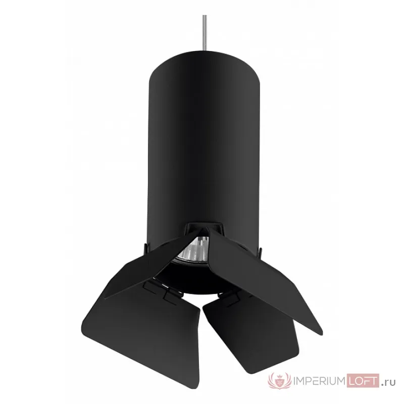 Подвесной светильник Lightstar Rullo RP6487487 Цвет плафонов черный Цвет арматуры черный от ImperiumLoft