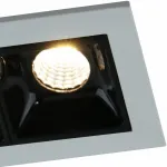 Встраиваемый светильник Arte Lamp Grill A3153PL-2BK Цвет арматуры черный Цвет плафонов зеленый