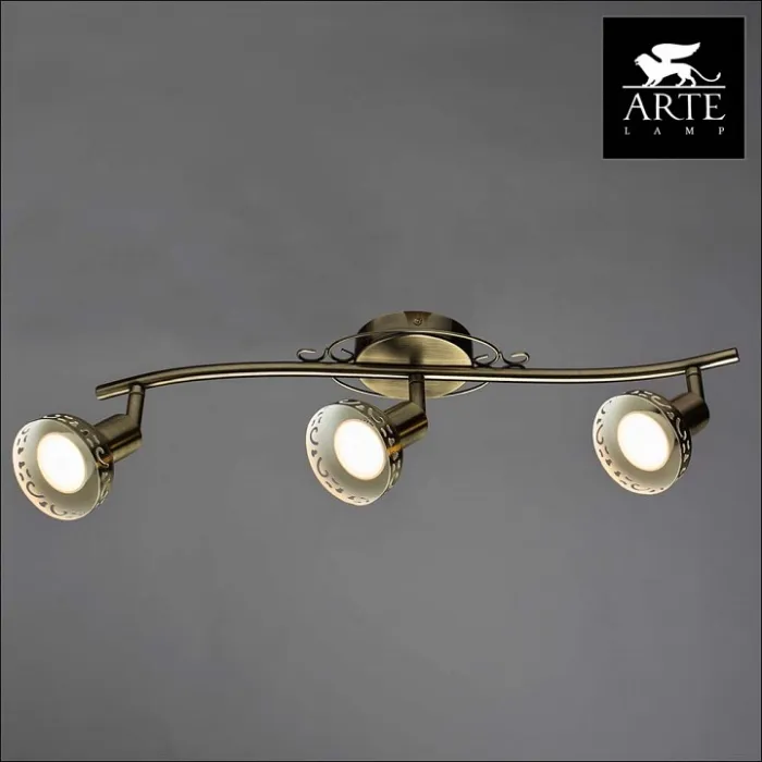 Спот Arte Lamp Focus A5219PL-3AB Цвет арматуры бронза Цвет плафонов бронза от ImperiumLoft