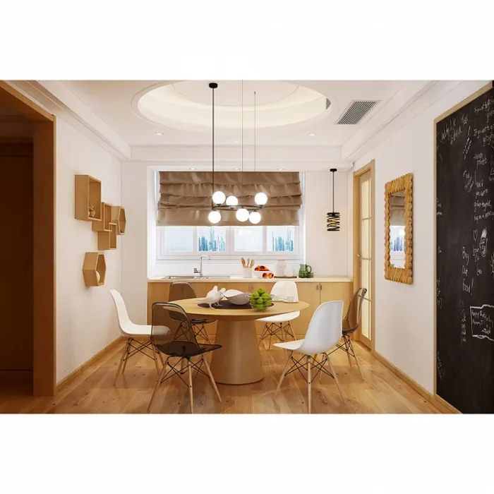 Зеркало настенное (97x71 см) Дубовые планки V20083 от ImperiumLoft