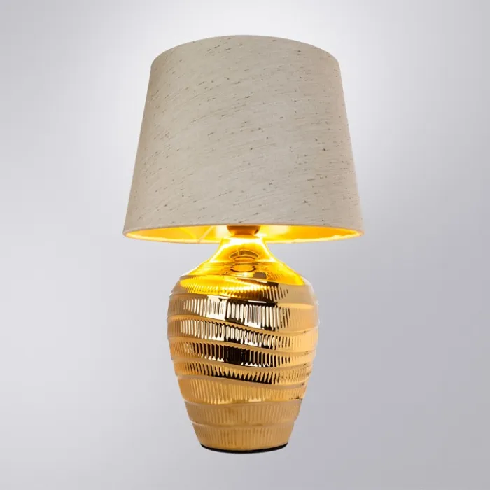Настольная лампа декоративная Arte Lamp Korfu A4003LT-1GO Цвет арматуры Желтый Цвет плафонов Желтый от ImperiumLoft