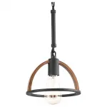 Подвесной светильник TopLight Jasmin TL1179H-01BK Цвет арматуры черный Цвет плафонов коричневый от ImperiumLoft