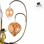 Бра Arte Lamp Ricchezza A2011AP-1GO Цвет арматуры золото Цвет плафонов разноцветный
